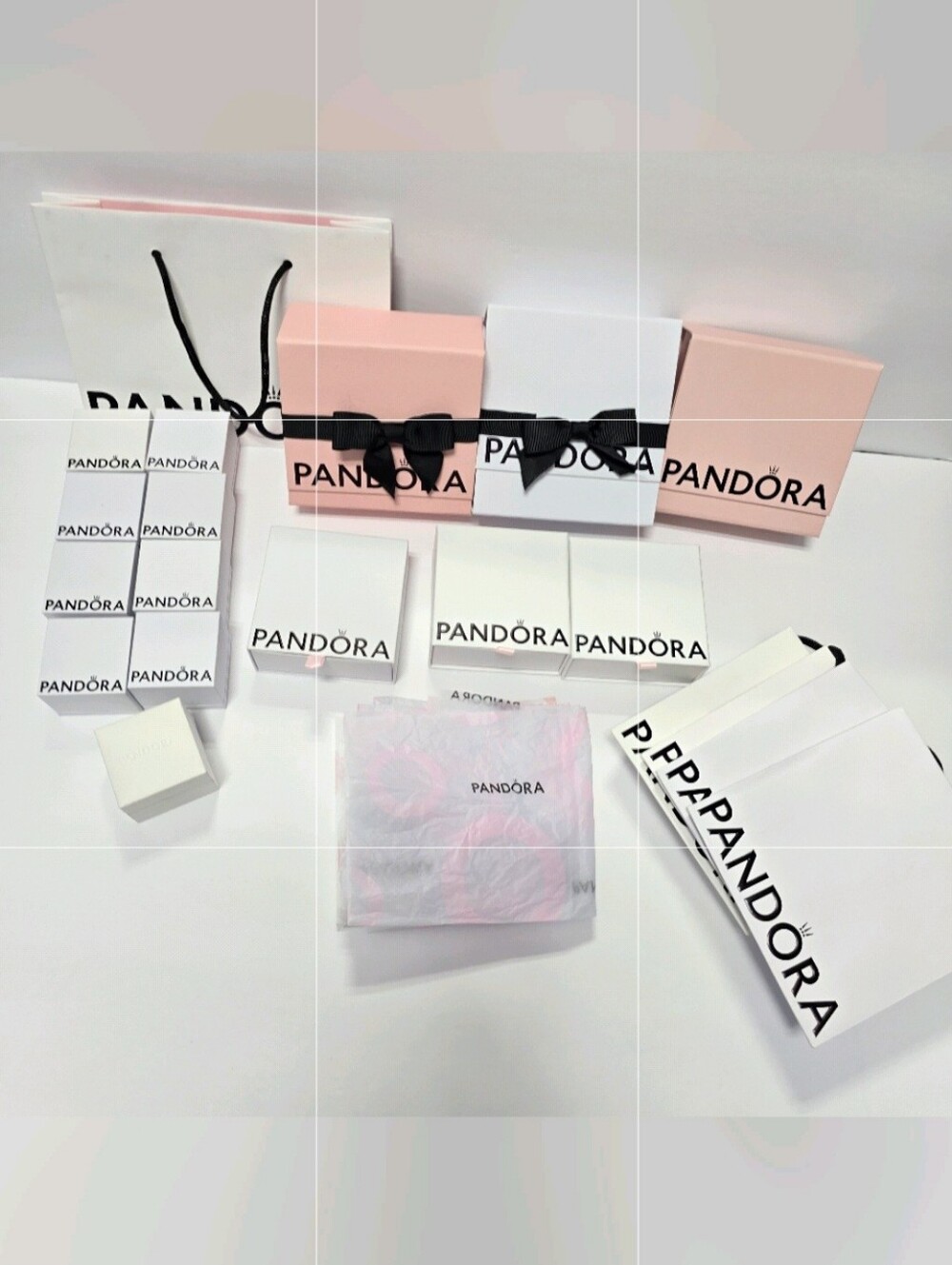 Lot of 20 PANDORA Empty Boxes & Bags